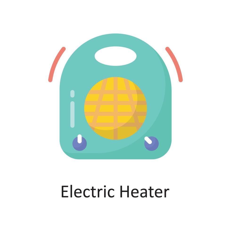 elektrisch kachel vector vlak icoon ontwerp illustratie. huishouding symbool Aan wit achtergrond eps 10 het dossier