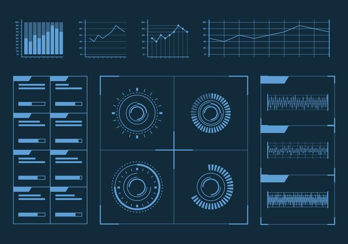 HUD Interface vector