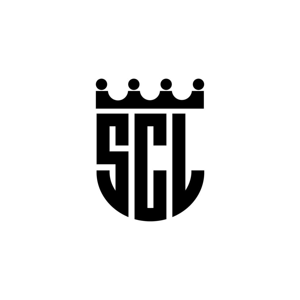 scl brief logo ontwerp in illustratie. vector logo, schoonschrift ontwerpen voor logo, poster, uitnodiging, enz.