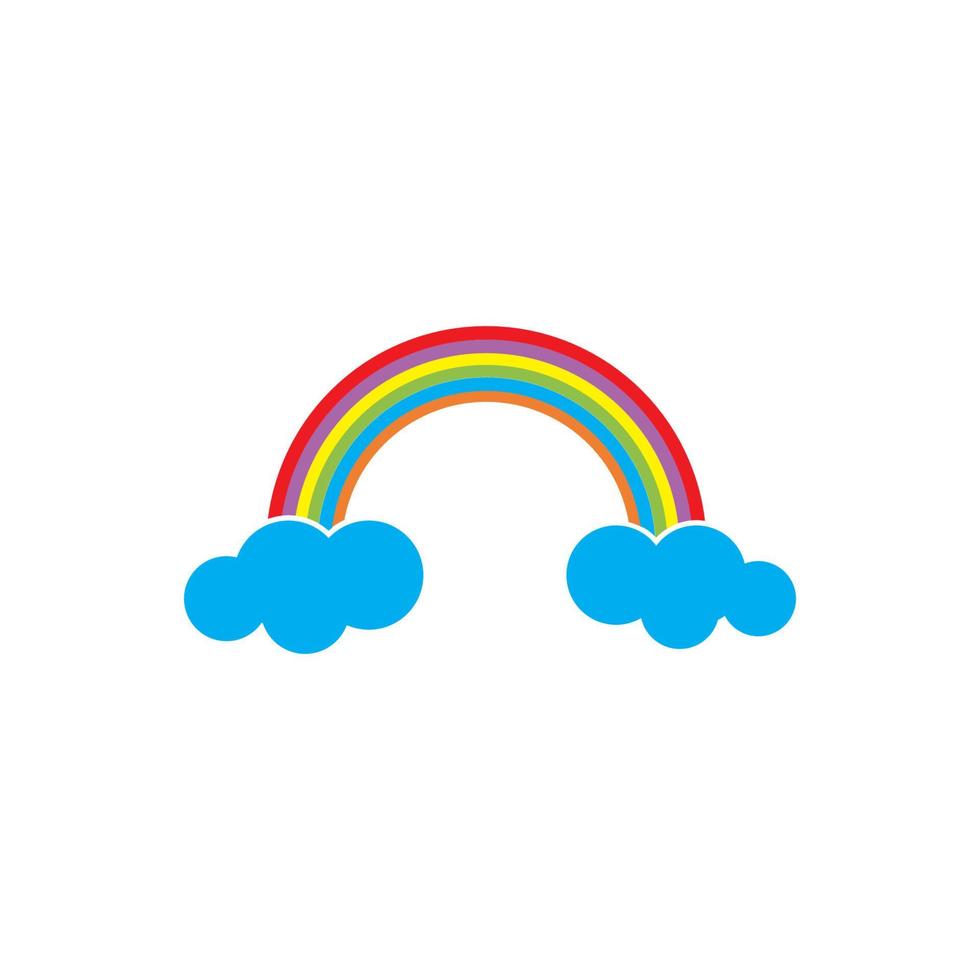 regenboog ilustration logo vector