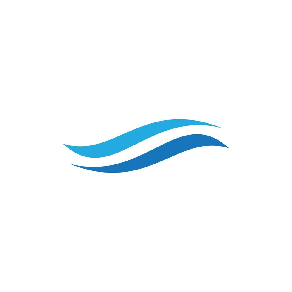 natuurlijk water Golf logo vector