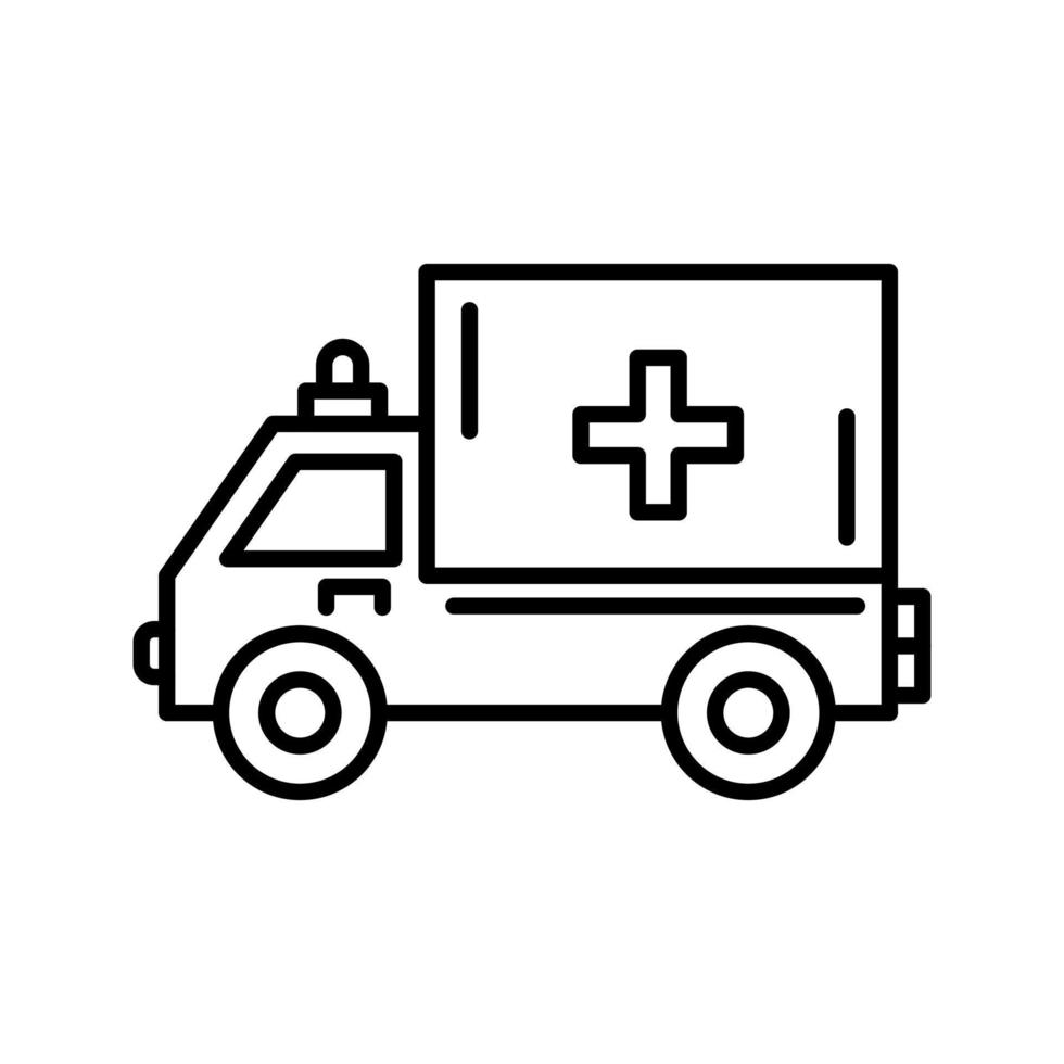 ambulance vector pictogram