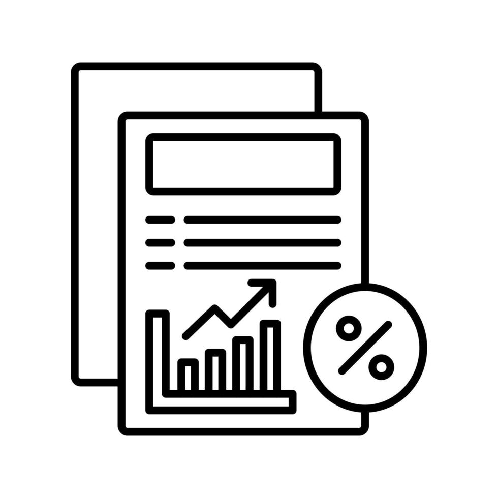 rapport vector icoon