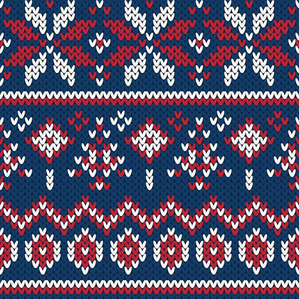 gebreid Kerstmis lelijk trui naadloos patroon vector