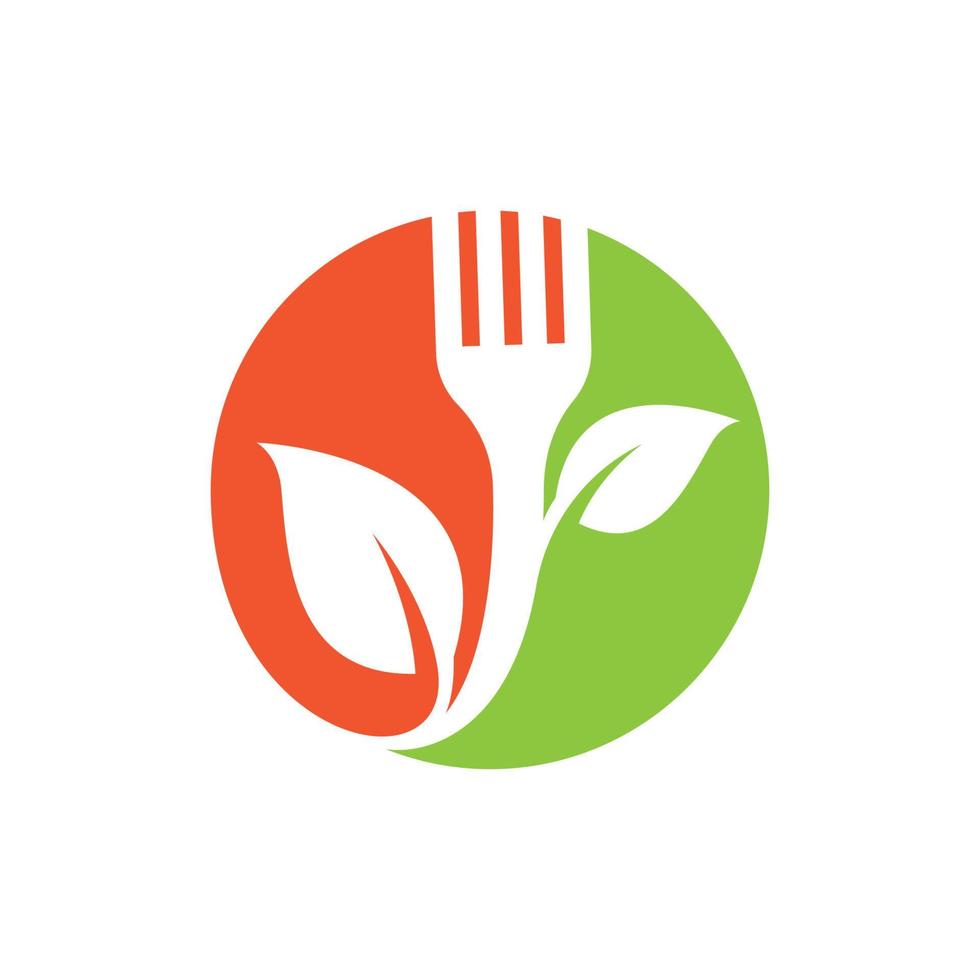 logo-afbeeldingen voor vegetarisch eten vector