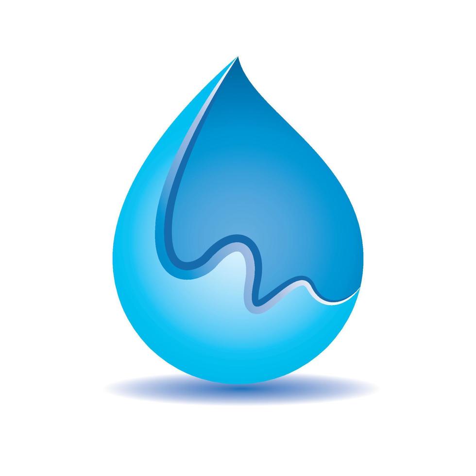 waterdruppel logo afbeeldingen vector