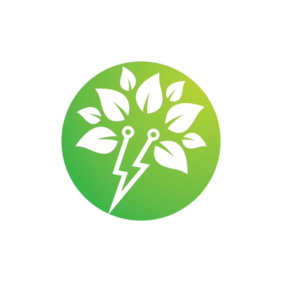 eco energy logo-afbeeldingen vector