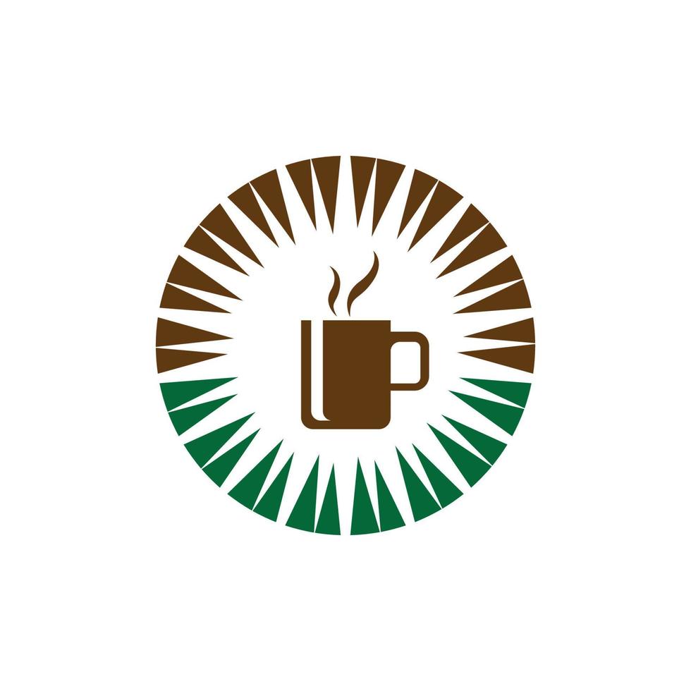 koffiekopje logo afbeeldingen vector