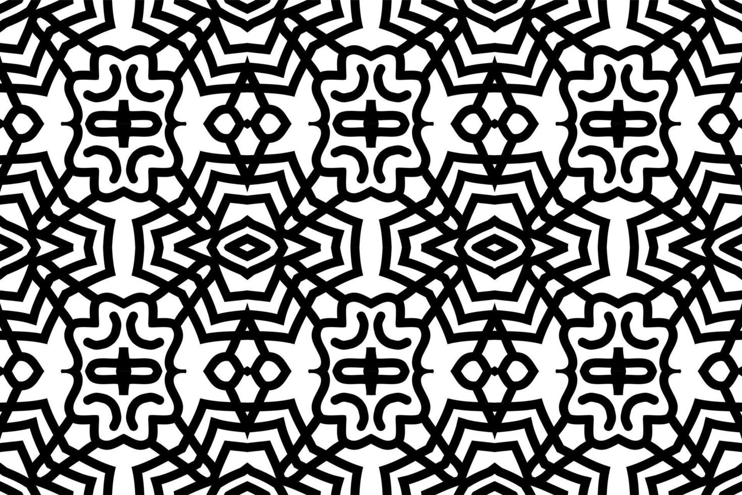 gemakkelijk achtergrond. zwart en wit naadloos patroon vector