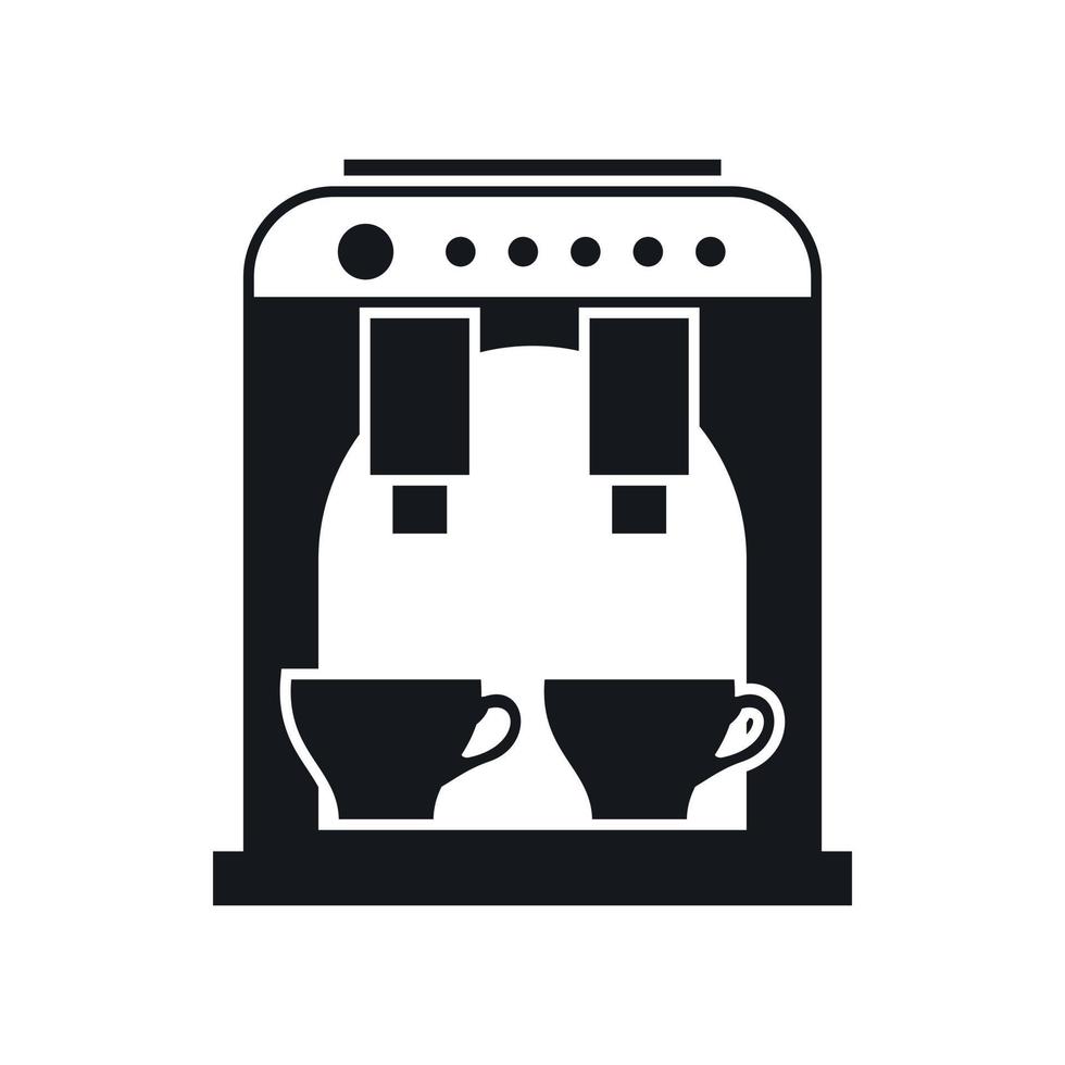 koffie machine icoon, gemakkelijk stijl vector