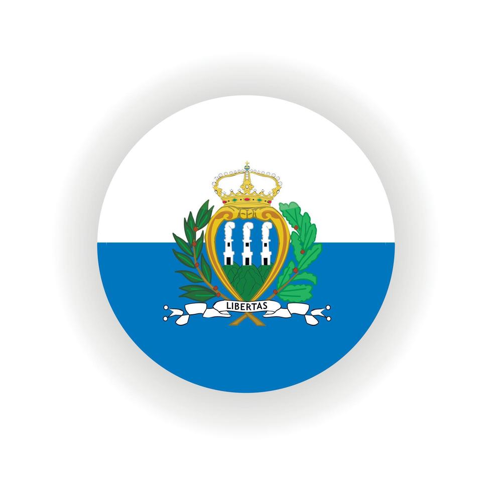 san marino icoon cirkel vector