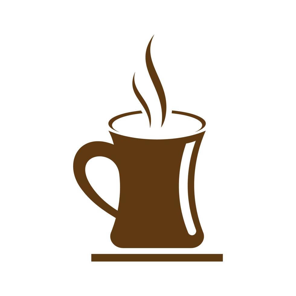 koffiekopje logo afbeeldingen vector