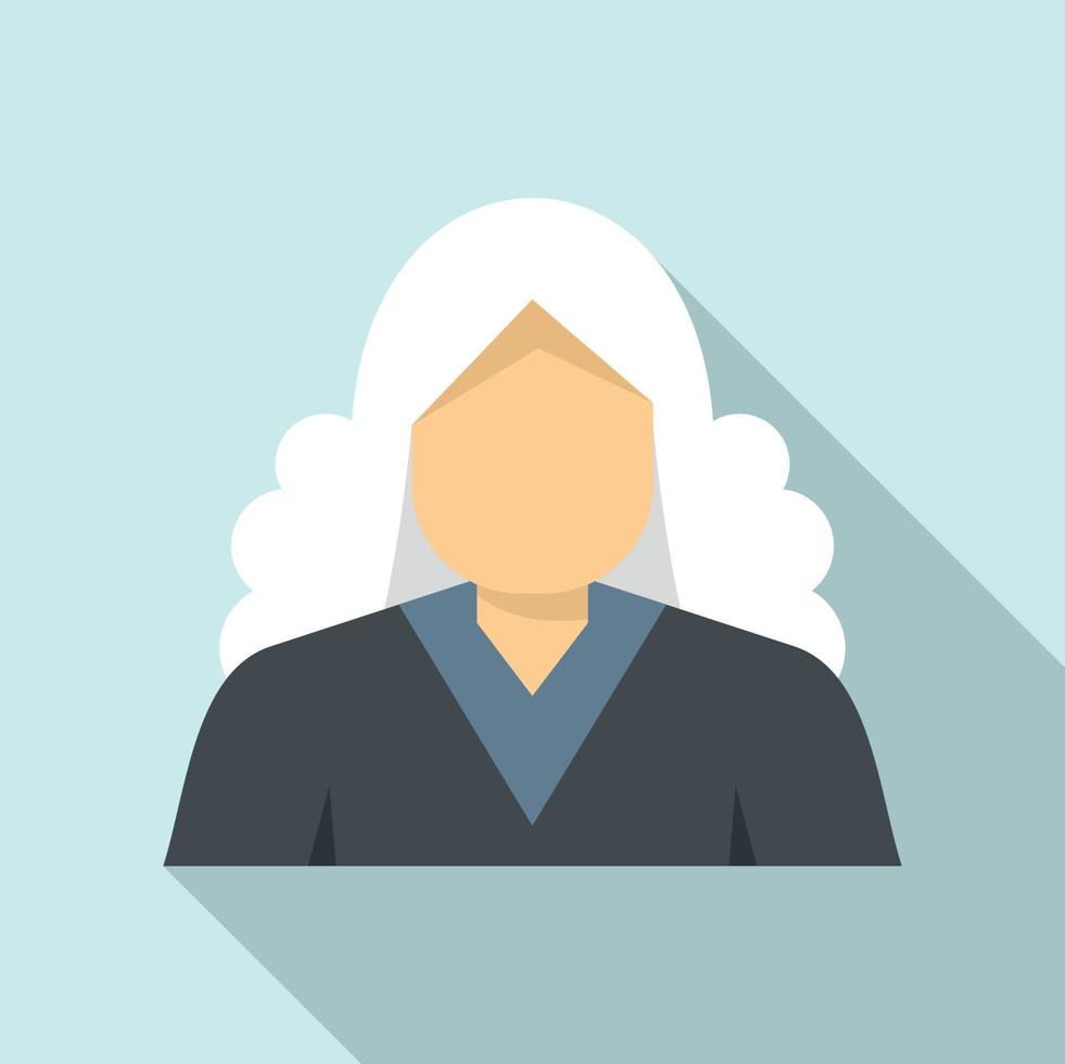 Newton persoon icoon, vlak stijl vector
