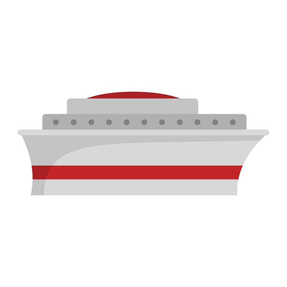 schip icoon, vlak stijl vector