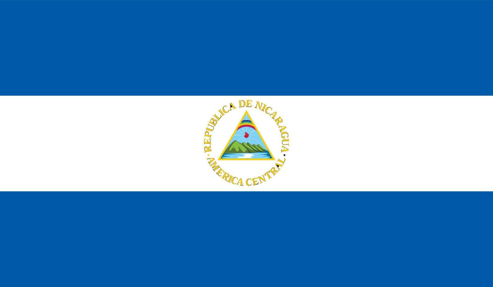 Nicaragua vlag beeld vector