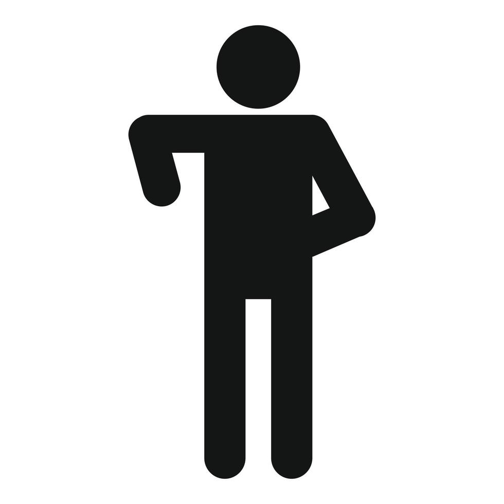 stok figuur stickman icoon pictogram vector gemakkelijk