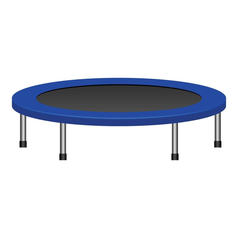 kind trampoline icoon, realistisch stijl vector