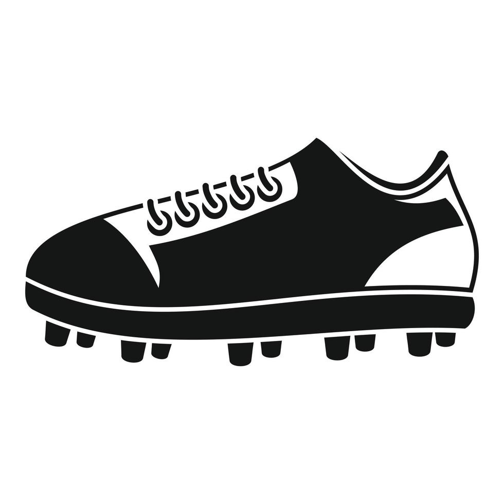 Amerikaans Amerikaans voetbal schoenen icoon, gemakkelijk stijl vector
