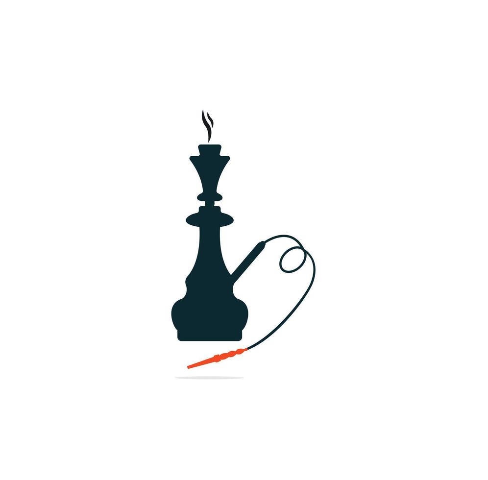 vector ontwerp van hookah en shisha logo. reeks van hookah en medeplichtig voorraad vector illustratie.