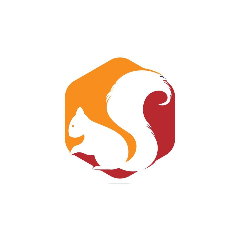 eekhoorn logo sjabloon ontwerp vector illustratie teken