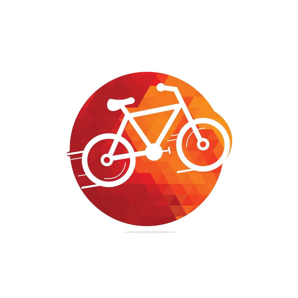 abstract fiets vector logo ontwerp. fiets winkel zakelijke branding identiteit .