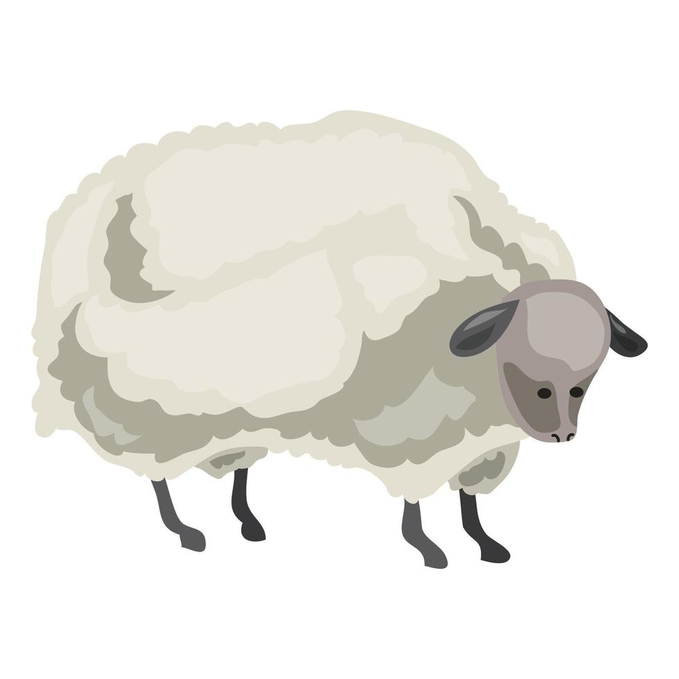 schapen icoon, tekenfilm stijl vector