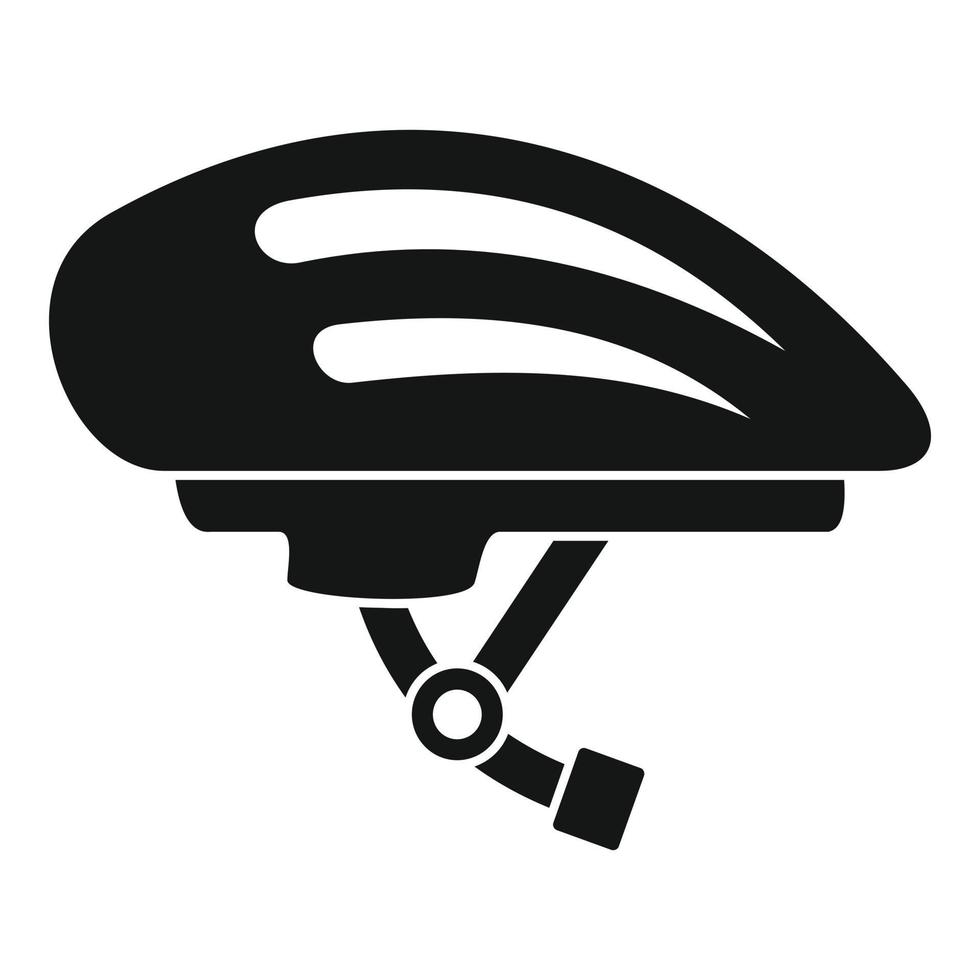 fiets helm icoon, gemakkelijk stijl vector