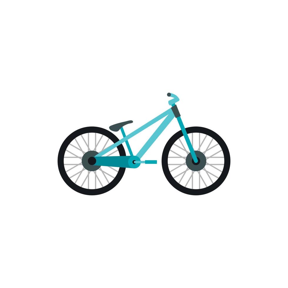 fiets icoon in vlak stijl vector