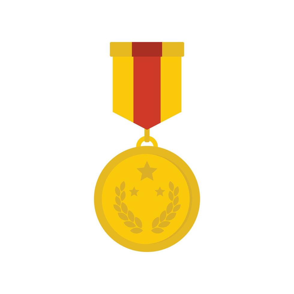 medaille icoon vector vlak