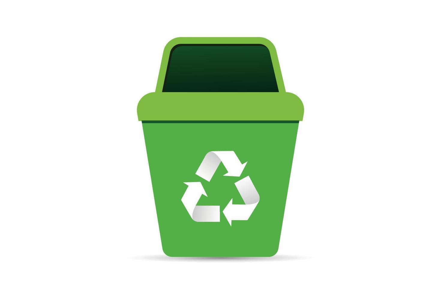 recycle vuilnis bak vector element