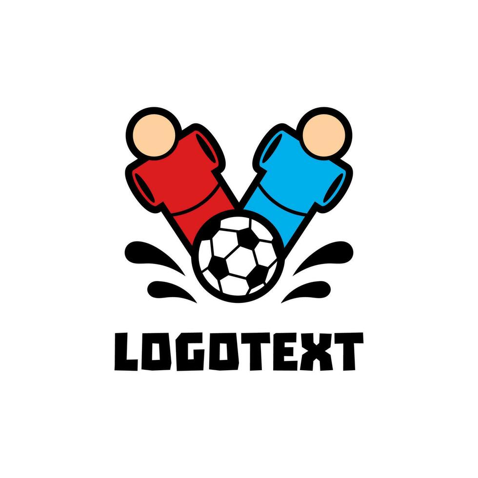 tafel Amerikaans voetbal figuur logo illustratie ontwerp vector