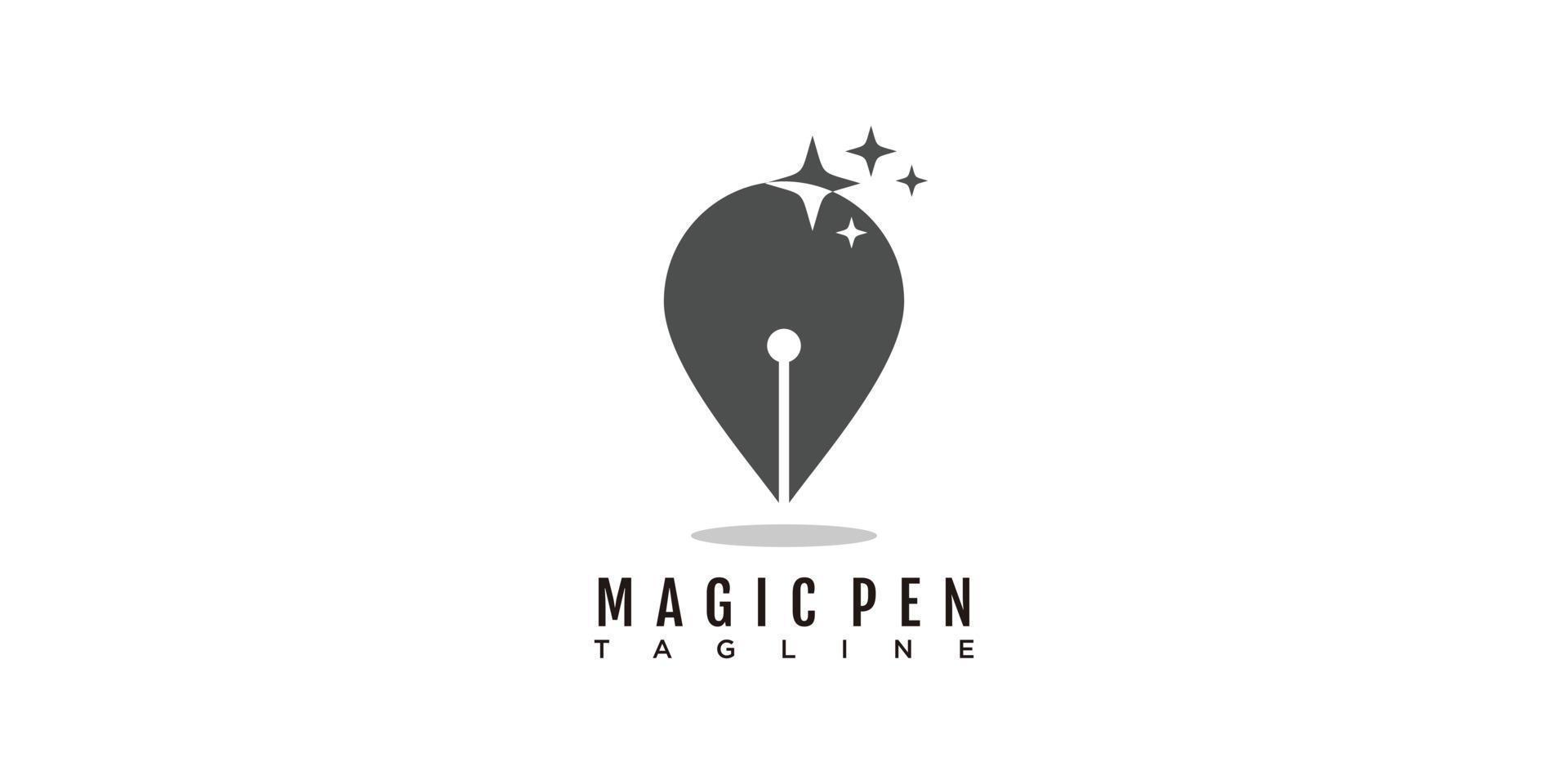 pen logo illustratie icoon ontwerp vector