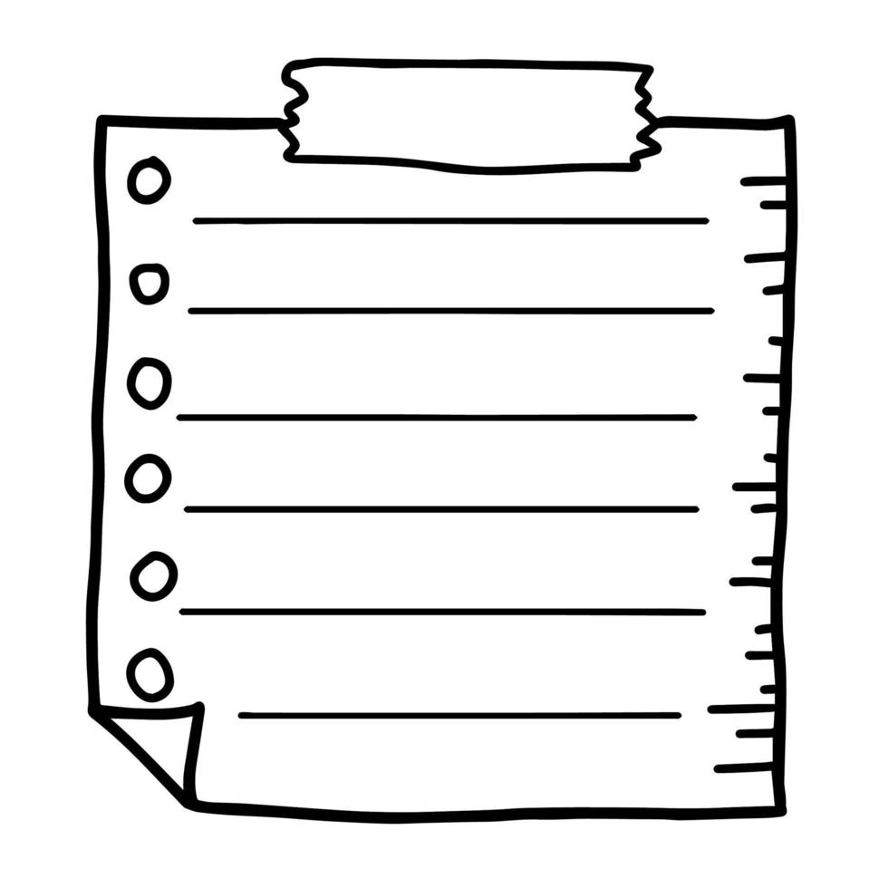 afdrukken ontwerp hand- getrokken illustratie schets notitieboekje etiketten vector