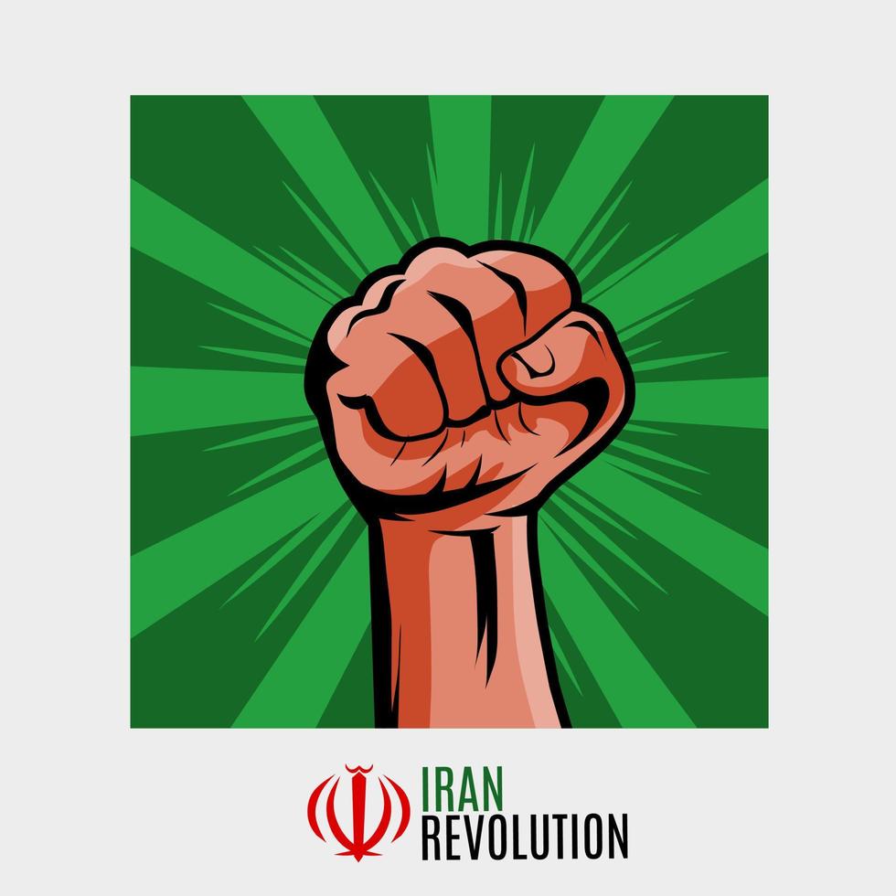 illustratie vector van ik rende revolutie, vrouw leven vrijheid perfect voor afdrukken, affiche, enz