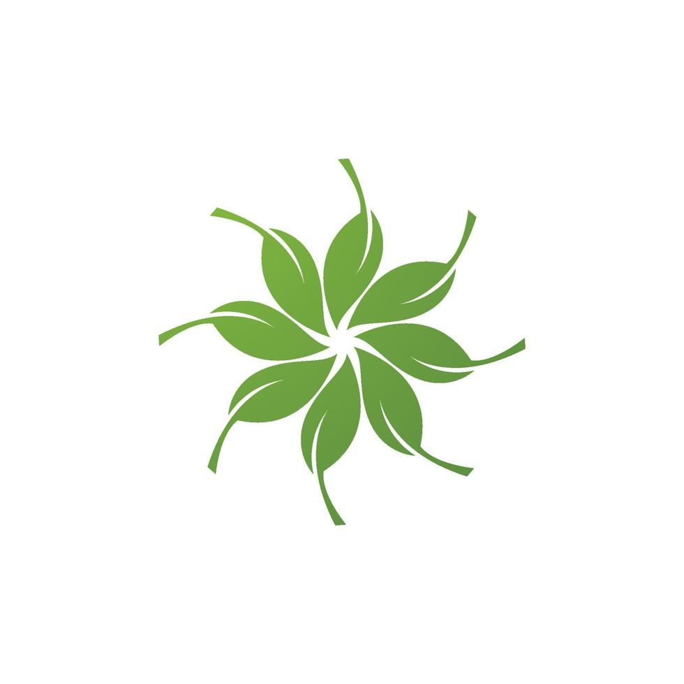 groen blad logo ecologie vector