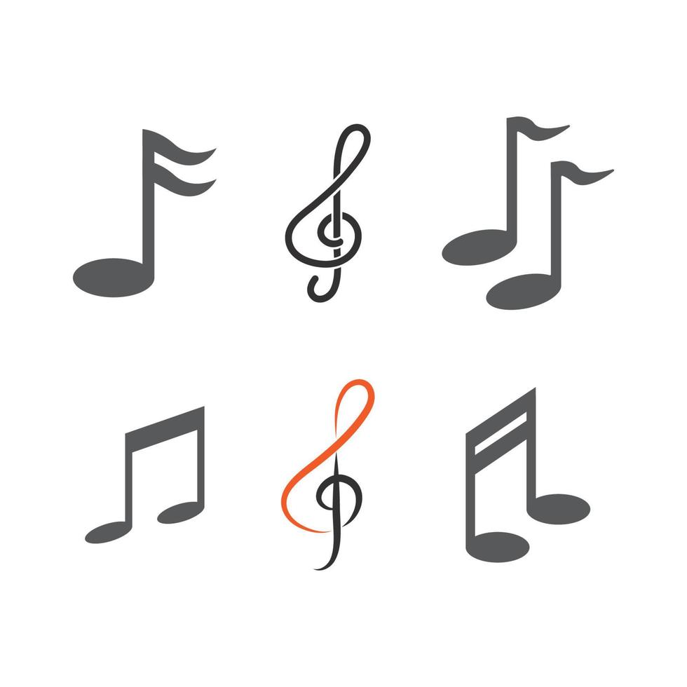 muzieknoot logo vector