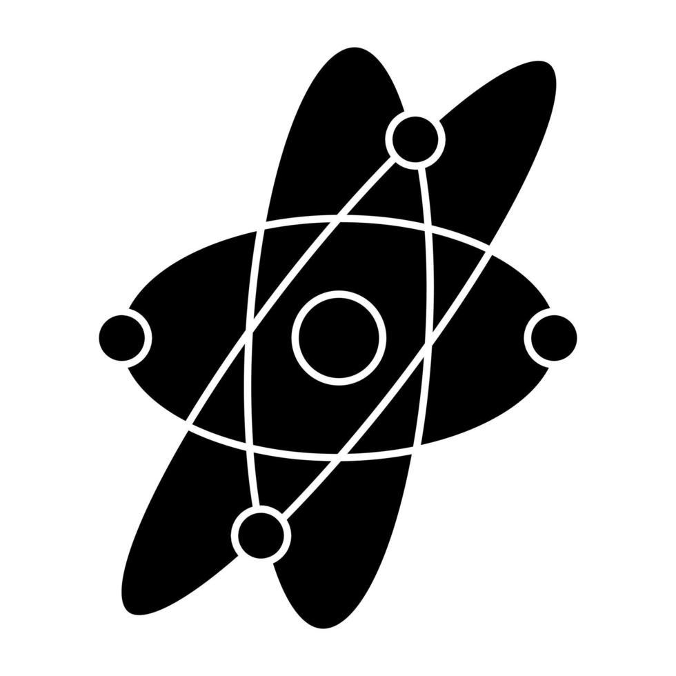een unieke ontwerpvector van atoom vector