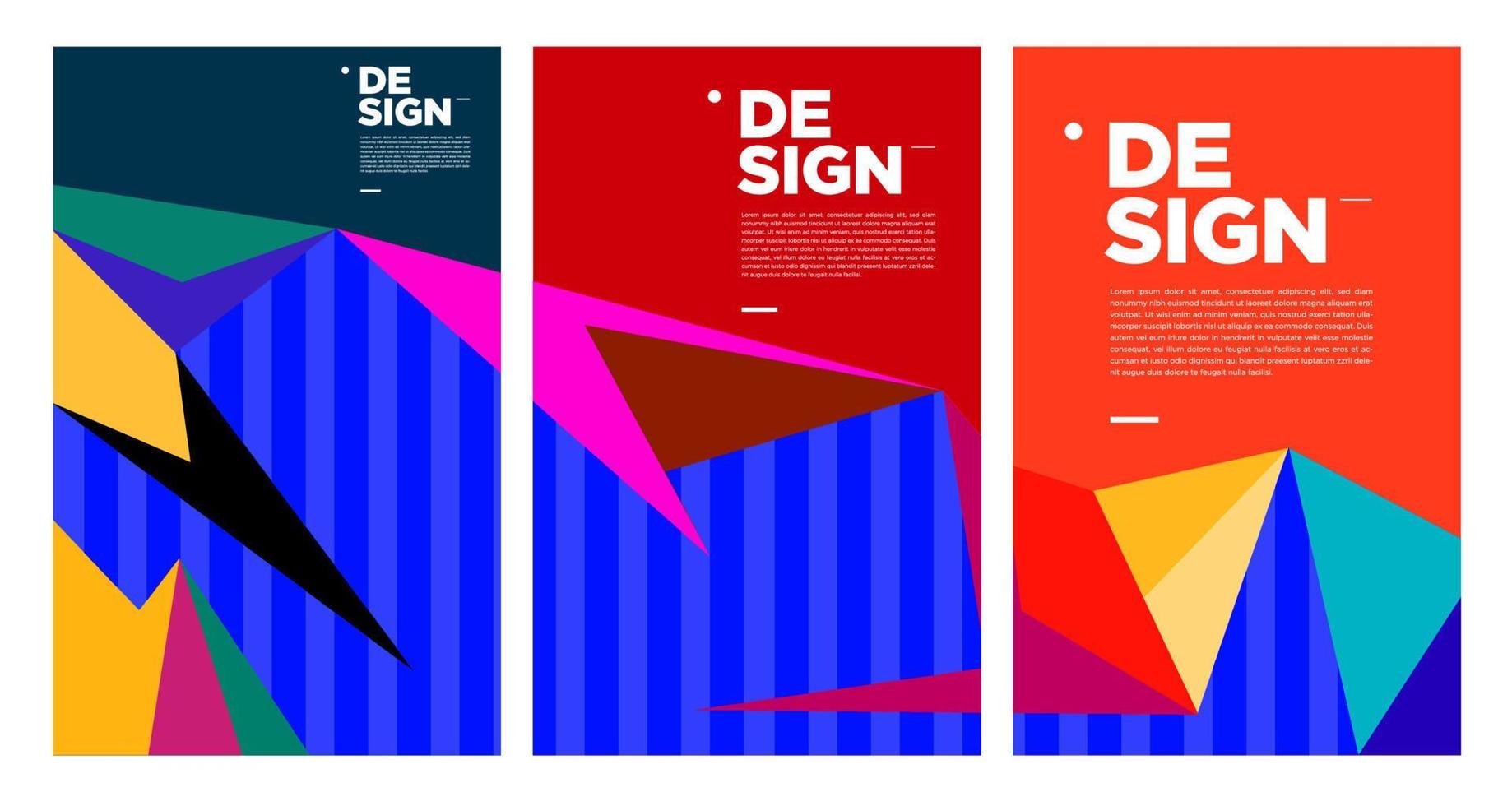 kleurrijk abstract banier sjabloon met dummy tekst voor web ontwerp, landen bladzijde, sociaal media verhaal, en afdrukken materiaal vector