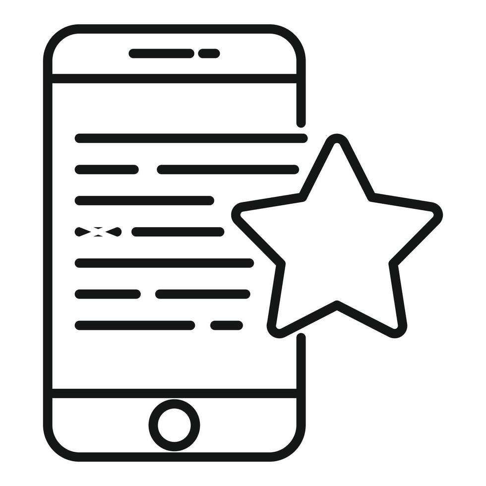 bonus smartphone icoon, schets stijl vector