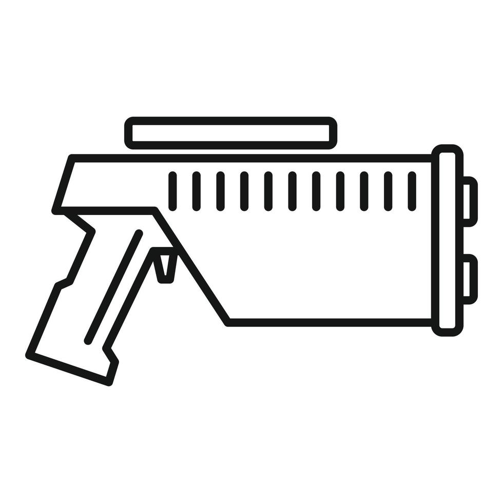 water blaster icoon, schets stijl vector