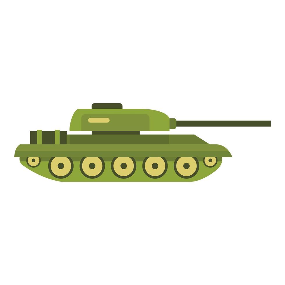 tank icoon, vlak stijl vector