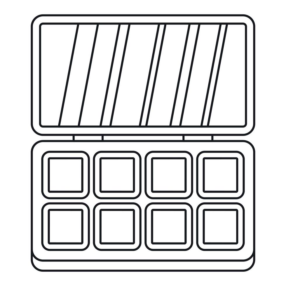 bedenken schoonheidsmiddelen icoon, schets stijl vector