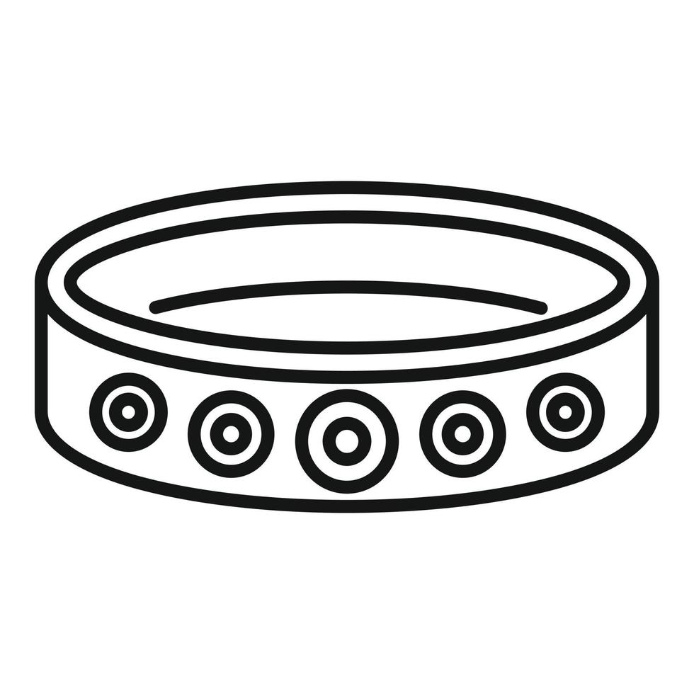 armband medeplichtig icoon, schets stijl vector