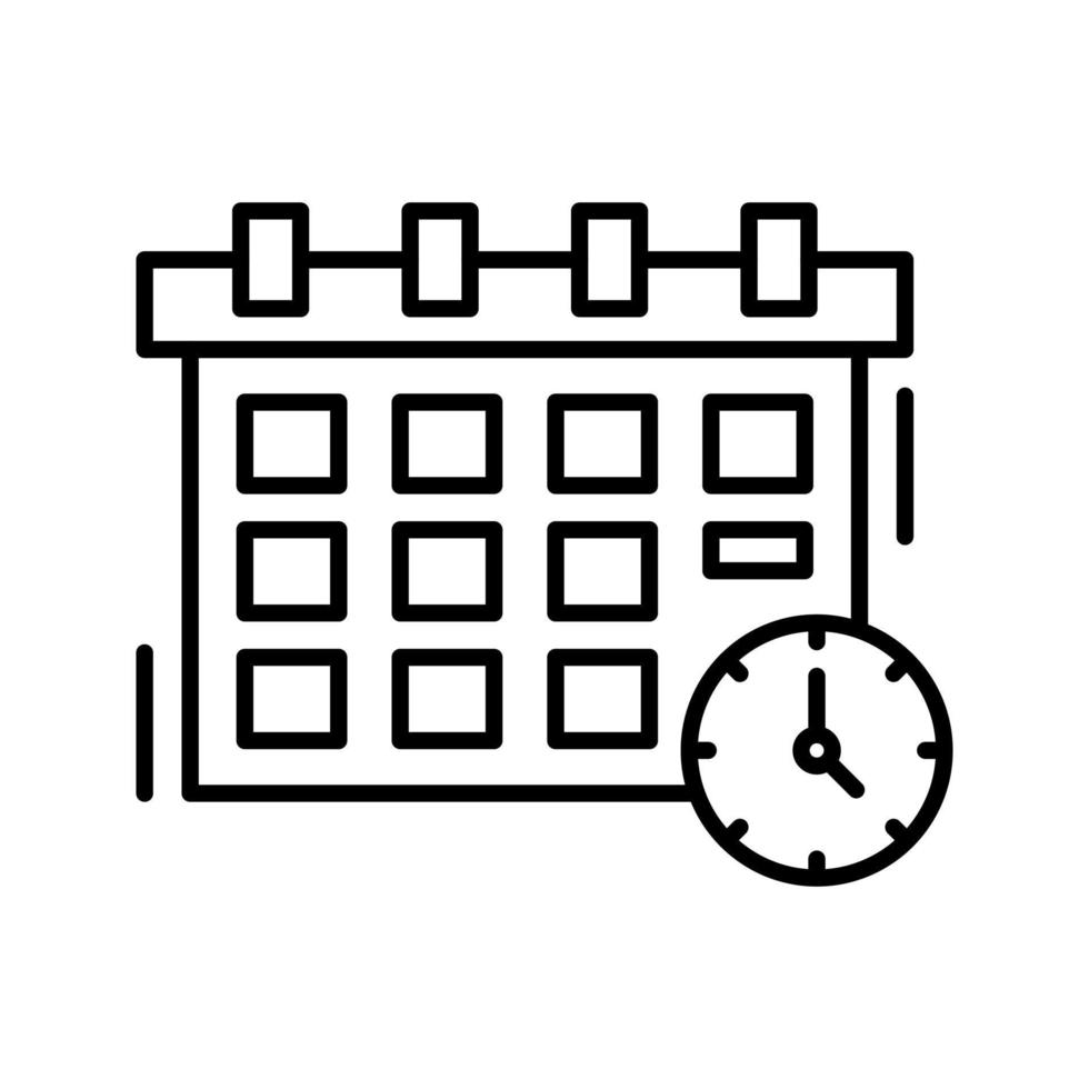 deadline vector pictogram