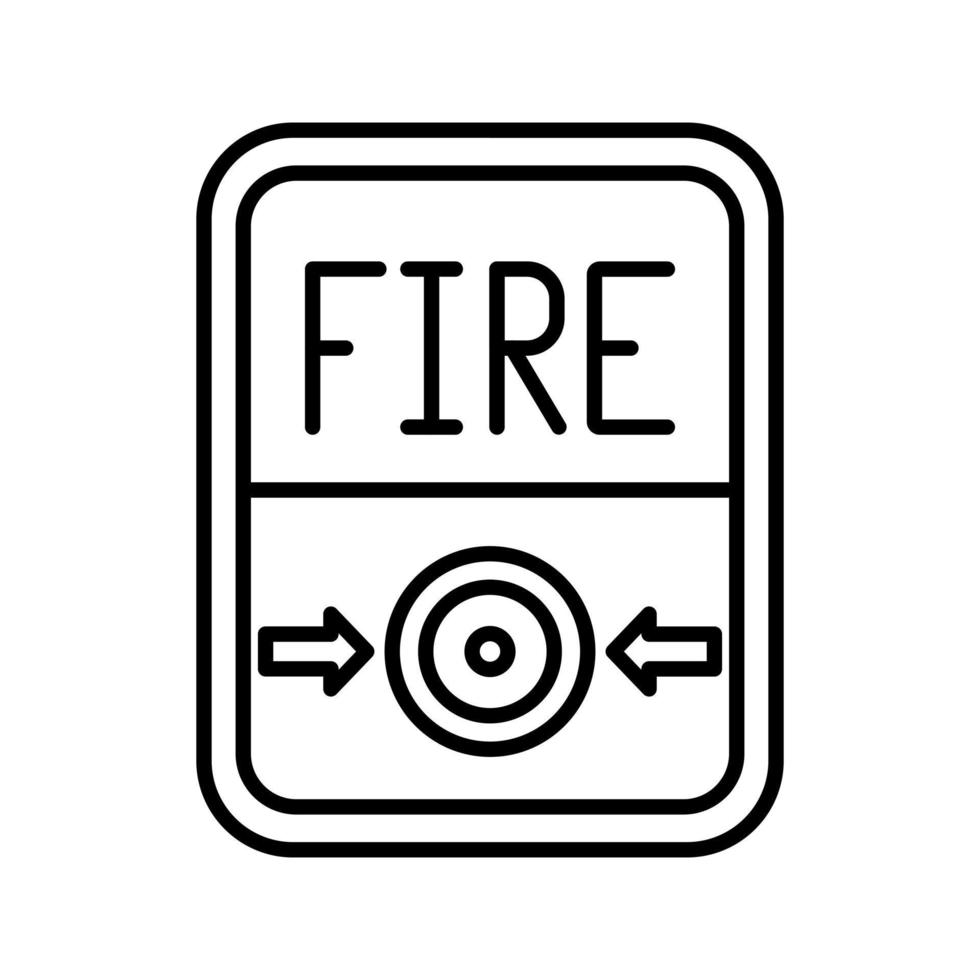 brand knop vector icoon