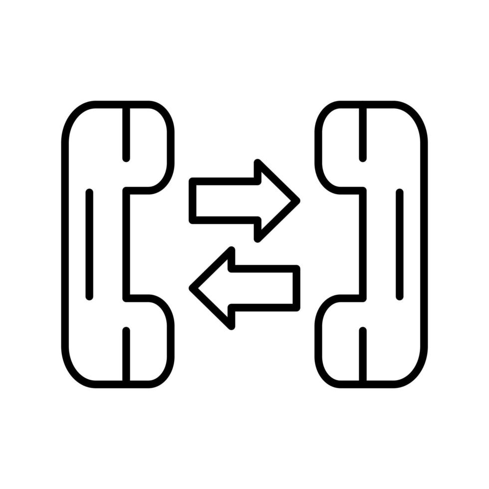 telefoongesprek vector pictogram