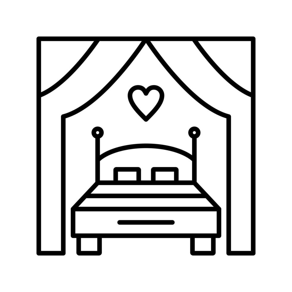 bed vector icoon