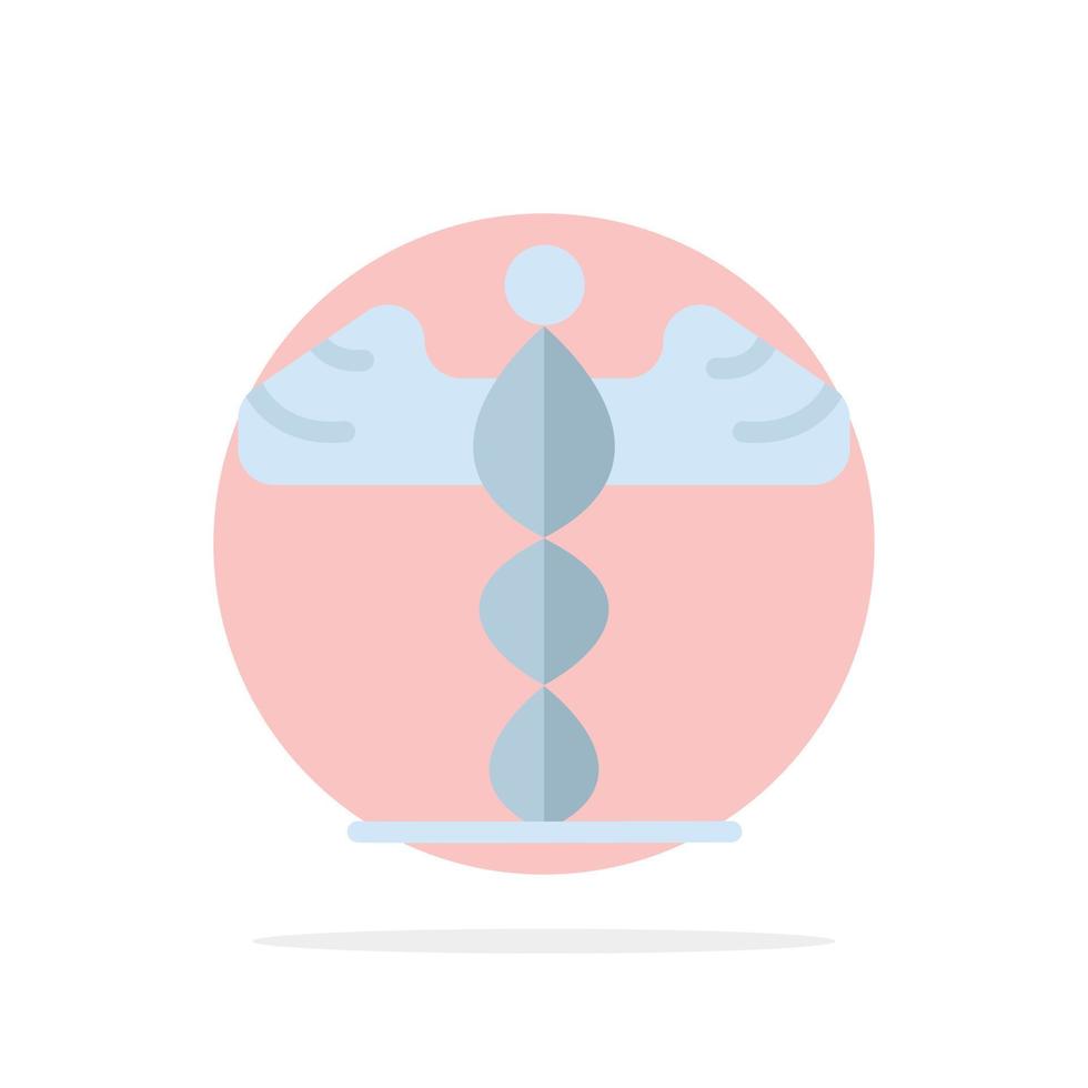geneeskunde medisch gezondheidszorg Griekenland abstract cirkel achtergrond vlak kleur icoon vector