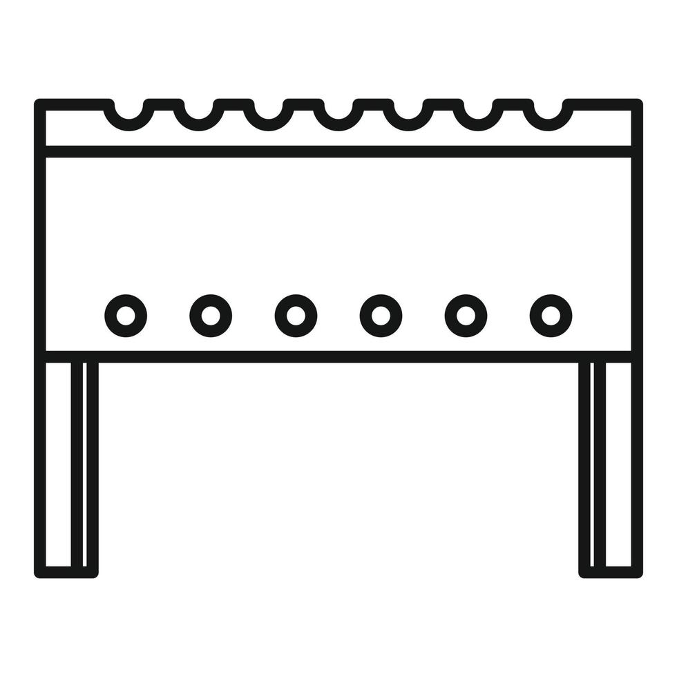 heet koperslager icoon, schets stijl vector