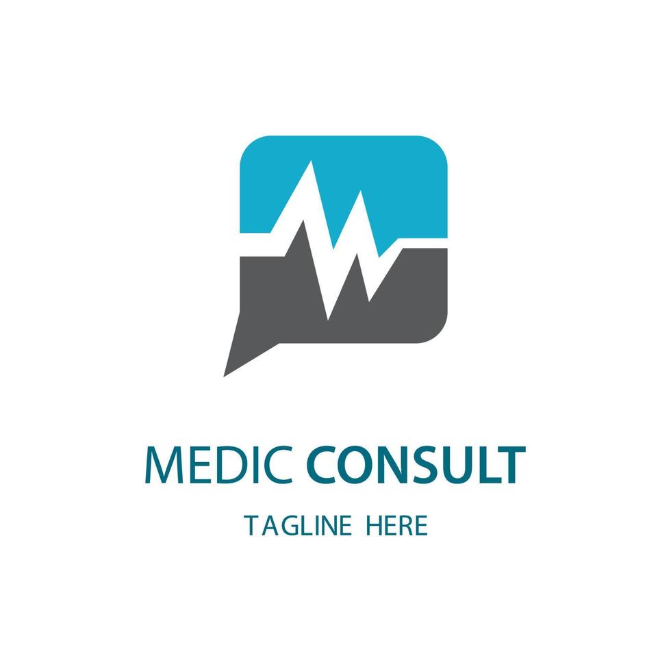 medic consult logo afbeeldingen vector